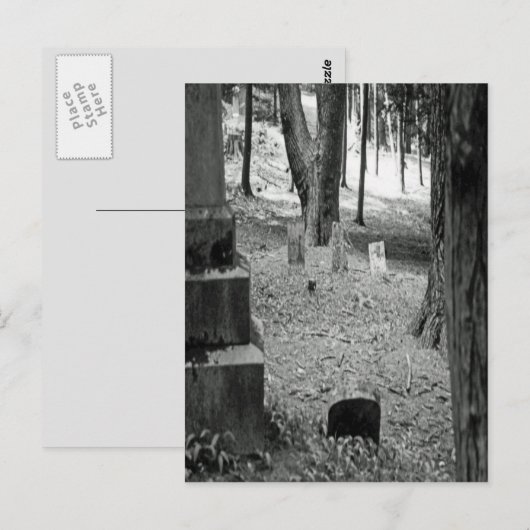 vergeten grave briefkaart (Voorkant / Achterkant)