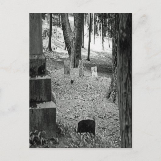vergeten grave briefkaart (Voorkant)