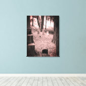 vergeten grave canvas afdruk (Insitu (Houten vloer))