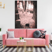 vergeten grave canvas afdruk (Insitu (Woonkamer))