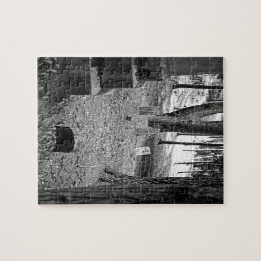 vergeten grave legpuzzel (Horizontaal)