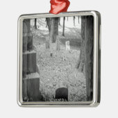 vergeten grave metalen ornament (Links)