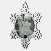 vergeten grave tin sneeuwvlok ornament (Rechts)