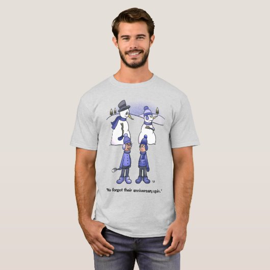 Vergeten Jubilea Mannen T-shirt (Voorkant volledig)