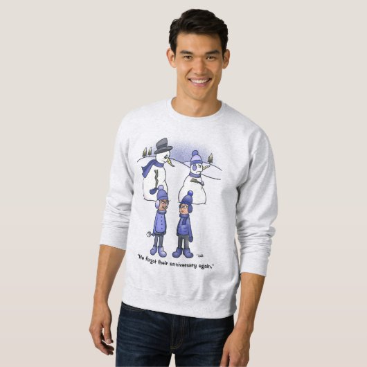 Vergeten Jubileum Mannen Trui (Voorkant volledig)