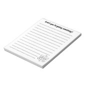 Vergeten jullie niet iets? – Grappige lijst Notitieblok (Linkerzijde)