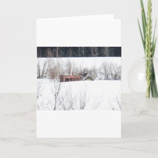 vergeten kerstkaart feestdagen kaart (Voorkant)