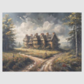 Vergeten Landhuis Decoupage Tissuepapier (Voorkant)