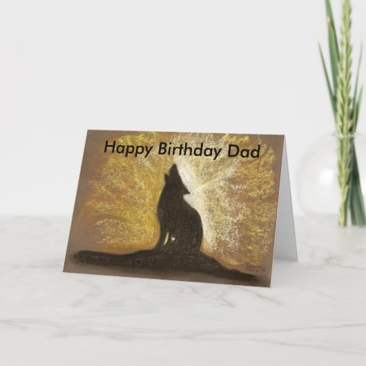 Vergeten liedje Happy Birthday Dad Kaart (Voorkant)