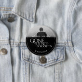 Vergeten maar niet onvergeten - Donker Ronde Button 7,6 Cm (In situ)