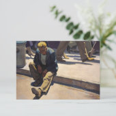 Vergeten Man van Maynard Dixon Bedankkaart (Staand voorkant)