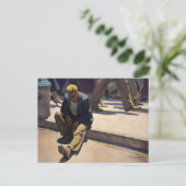 Vergeten Man van Maynard Dixon Briefkaart (Staand voorkant)