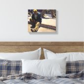 Vergeten Man van Maynard Dixon Canvas Afdruk (Insitu (Slaapkamer))