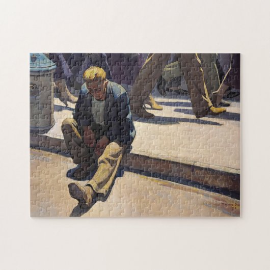 Vergeten Man van Maynard Dixon Legpuzzel (Horizontaal)
