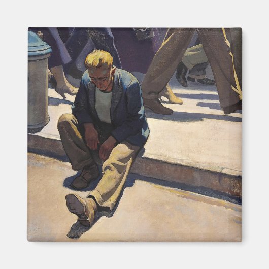 Vergeten Man van Maynard Dixon Magneet (Voorkant)