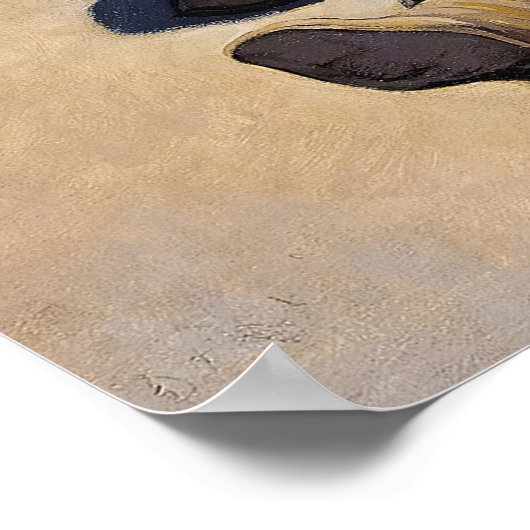 Vergeten Man van Maynard Dixon Poster (Hoek)