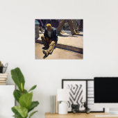 Vergeten Man van Maynard Dixon Poster (Thuiskantoor)