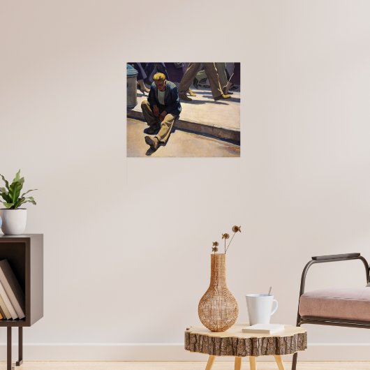 Vergeten Man van Maynard Dixon Poster (Woonkamer 3)