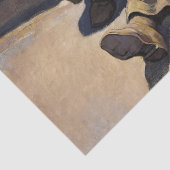 Vergeten Man van Maynard Dixon Tissuepapier (Detail)