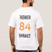 VERGETEN NOOIT 84 T-SHIRT (Achterkant)