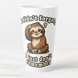 Vergeten of Onthouden Latte Mok