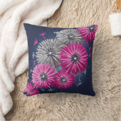 Vergeten Onkruid Grijs Roze Blauwe Paardenbloem Kussen (Deken)