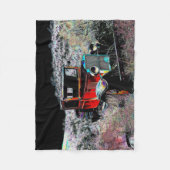 vergeten - Oude  vrachtwagen Fleece Deken (Voorkant)