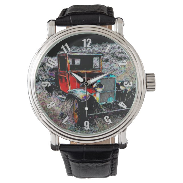 vergeten - Oude  vrachtwagen Horloge (Voorkant)