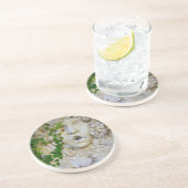 vergeten tuin zandsteen onderzetter (Zijkant)