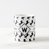 VERGETEN UNICORNS JESUS IS ECHT Christelijk Monogr Koffiemok (Center)