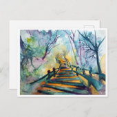 vergeten weg briefkaart (Voorkant / Achterkant)