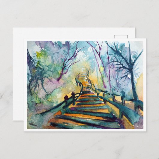 vergeten weg briefkaart (Voorkant / Achterkant)