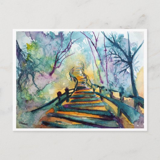 vergeten weg briefkaart (Voorkant)