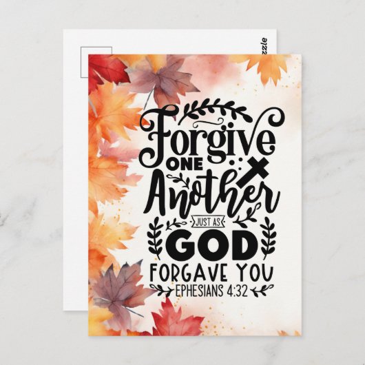 Vergeven Briefkaart (Voorkant / Achterkant)