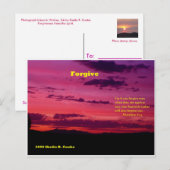 Vergeven Briefkaart (Voorkant / Achterkant)