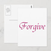 Vergeven Briefkaart (Voorkant / Achterkant)