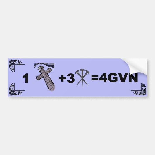 Vergeven - Bumpersticker (Voorkant)