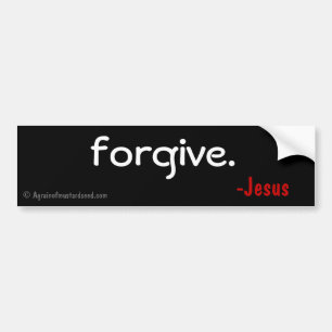 Vergeven Bumpersticker