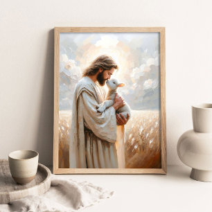 Vergeven, Christelijke Wanddecoratie, Jezus Laat d Poster