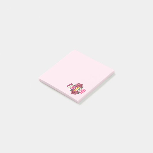 VERGEVEN design post it note (Schuin)