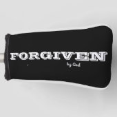 Vergeven door God Christelijk Golfheadcover (Voorkant)