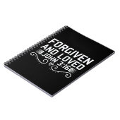 Vergeven en geliefde John 316 Bijbel Notitieboek (Linkerzijde)