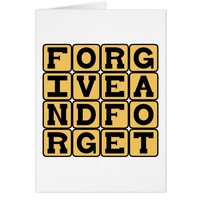 Vergeven en Vergeten, Allitererende Uitdrukking (Voorkant)