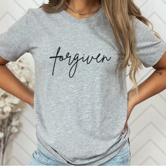 Vergeven Geloof Top, Religieus Christelijk T-shirt