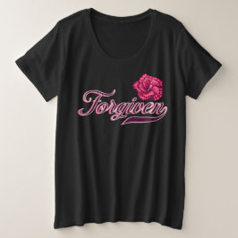 Vergeven Hibiscus Plus Size T-shirt
