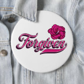 Vergeven Hibiscus Ronde Button 6,0 Cm (In situ)