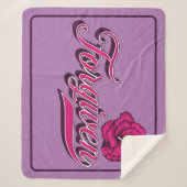 Vergeven Hibiscus Sherpa Blanket Sherpa Deken (Voorkant)