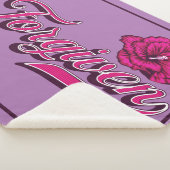 Vergeven Hibiscus Sherpa Blanket Sherpa Deken (3/4)