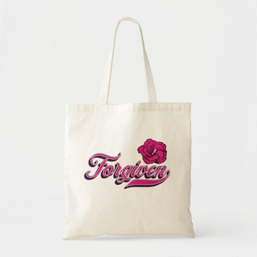 Vergeven Hibiscus Tote Bag (Voorkant)