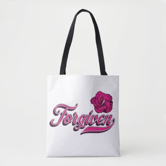 Vergeven Hibiscus Tote Bag (Voorkant)